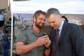Minister Sutanovac visits “Coriolanus” set
